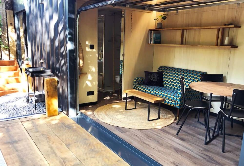 Vaimiti, Cabane Cosy Sous Les Pins Сен-Бревен-ле-Пен Екстериор снимка